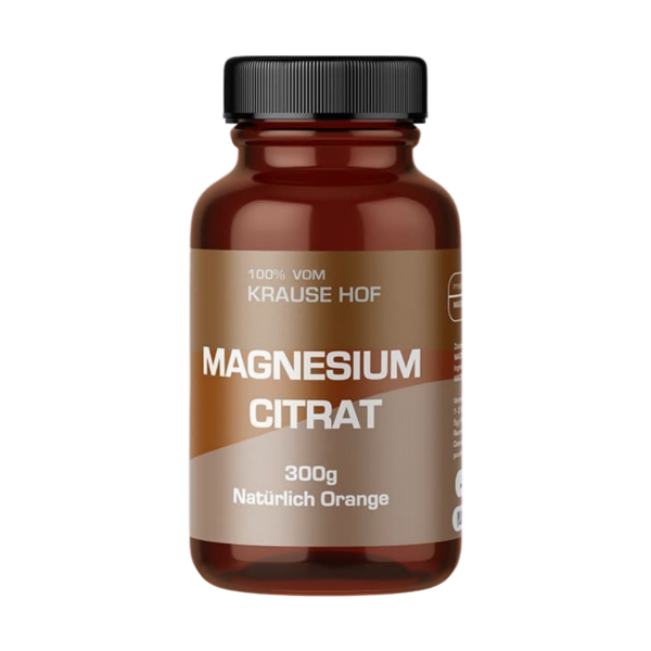 Magnesium Citrat Pulver Orange